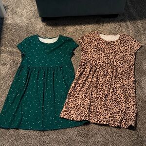 Lot of 2 girls tshirt dresses